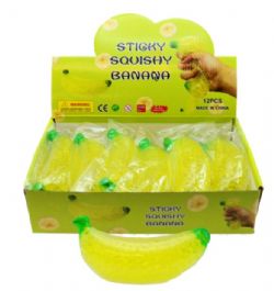 BANANE ÉLASTIQUE SQUISHY AVEC DES PERLES